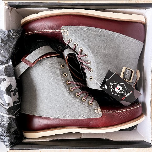 Psyberia Other - BRAND NEW Psyberia Leather Lace-up Boots Size 13 Endura 2.0 Vibram with Box
